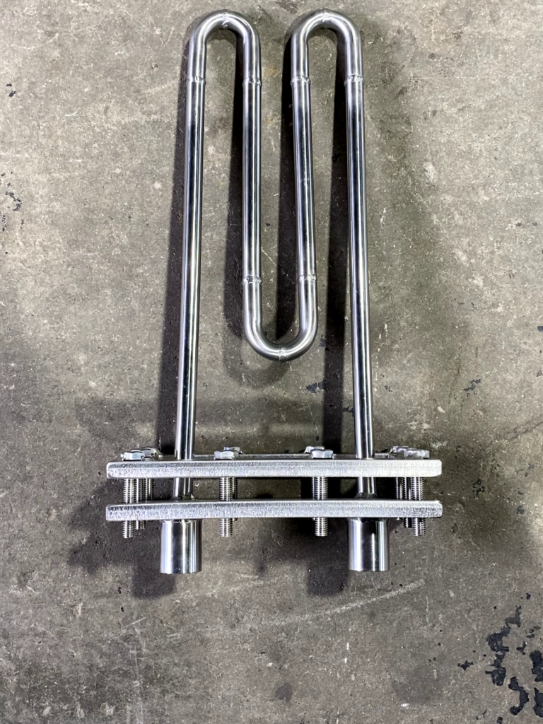Metal bending pipe